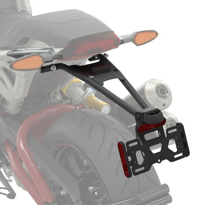 Indian FTR High License Plate Mount Silver - 2884060-385