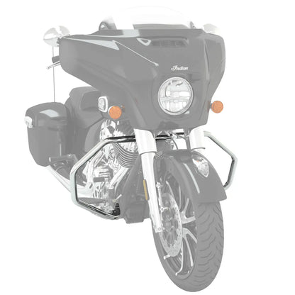 Indian Steel Chrome Front Highway Bars, Pair - 2884063-156