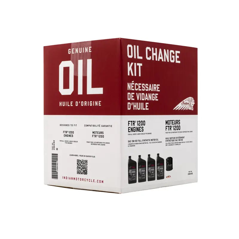 
                      
                        FTR Oil Change Kit, 4 Quarts of Full Synthetic 15W60 Motor Oil - 2884182
                      
                    