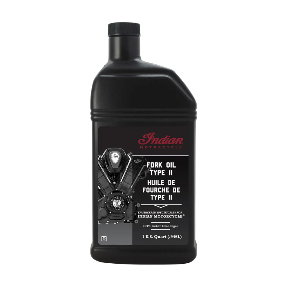 Indian Motorcycle Fork Oil, Type II for all Indian Motorcycle Challenger Models, 2884244, 1 Quart, Part 2884244