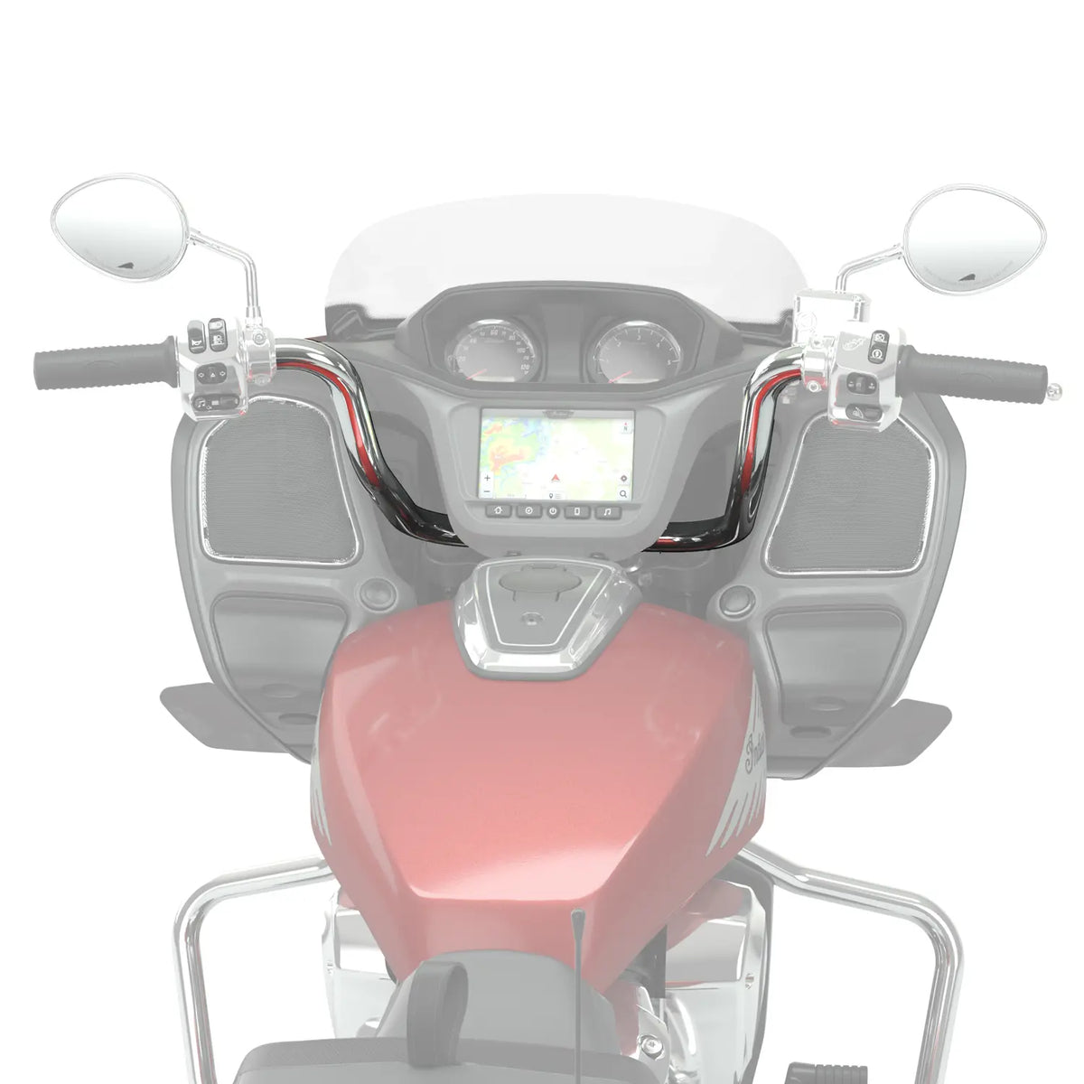 Indian Mid Rise Handlebar, Polished 2884389-410