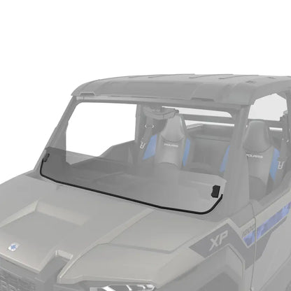 Lock & Ride Half Windshield - Hard Coat Poly 2884411