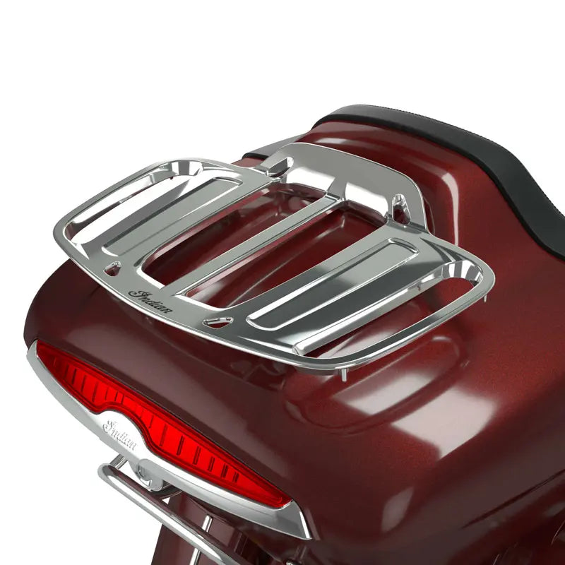 
                      
                        Indian Motorcycle Chrome Trunk Rack - 2884452-156
                      
                    