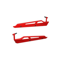 Polaris RZR XP 1000 Low Profile Rock Sliders, 2-Seat Red/Black