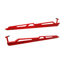 Polaris RZR Low Profile Rock Sliders, 4-Seat Red/Black