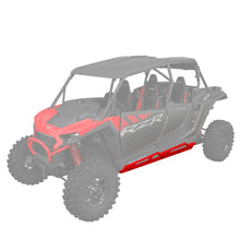 Polaris RZR Low Profile Rock Sliders, 4-Seat Red/Black
