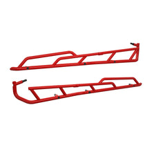 Polaris RZR HD Extreme Kick-Out Rock Sliders, 4-Seat Red/Black