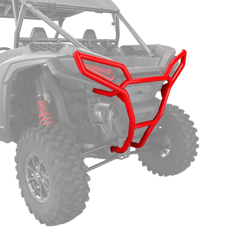 Polaris RZR Red Rear High Coverage Bumper - 2884514-293