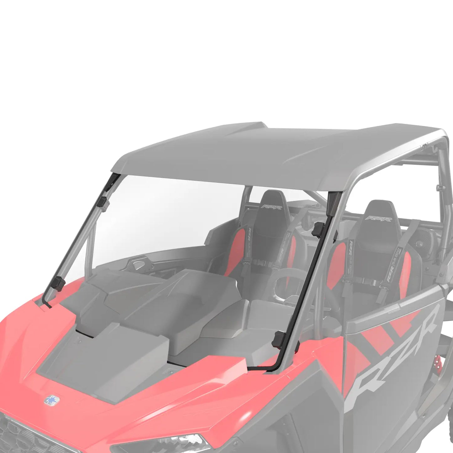 Polaris Lock & Ride Full Windshield - Hard Coat Poly 2884540