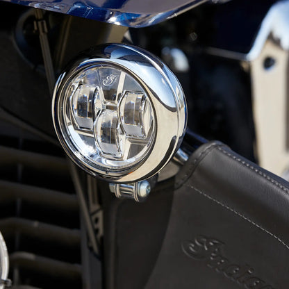 Indian Chrome Pathfinder S LED Driving Lights Mount - 2884899-156