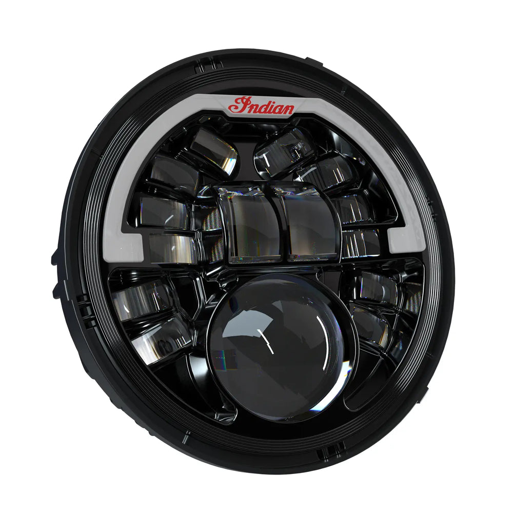 Indian Motorcycle Black Pathfinder 5 ¾ in. Adaptive LED Headlight - 2884995-266