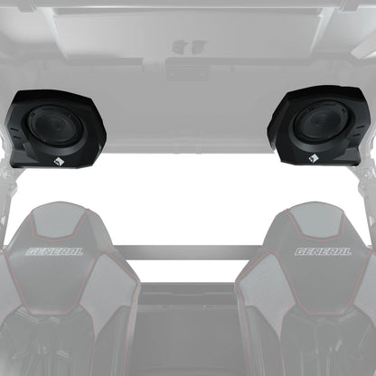 Polaris Stage 2 & 3 Audio Kit - Front + Rear Speakers by Rockford Fosgate® for RIDE COMMAND - 2885163