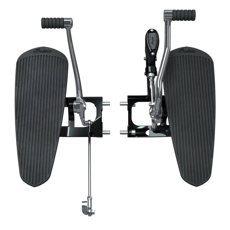 Indian Forward Foot Controls with Floorboards, Cruiser Black - 2889216-266