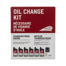 Indian Motorcycles Thunderstroke Oil Change Kit 111 and 116 engines, Part 2889311, 6 Quarts of 20W-40 Semi-Synthetic Motor Oil