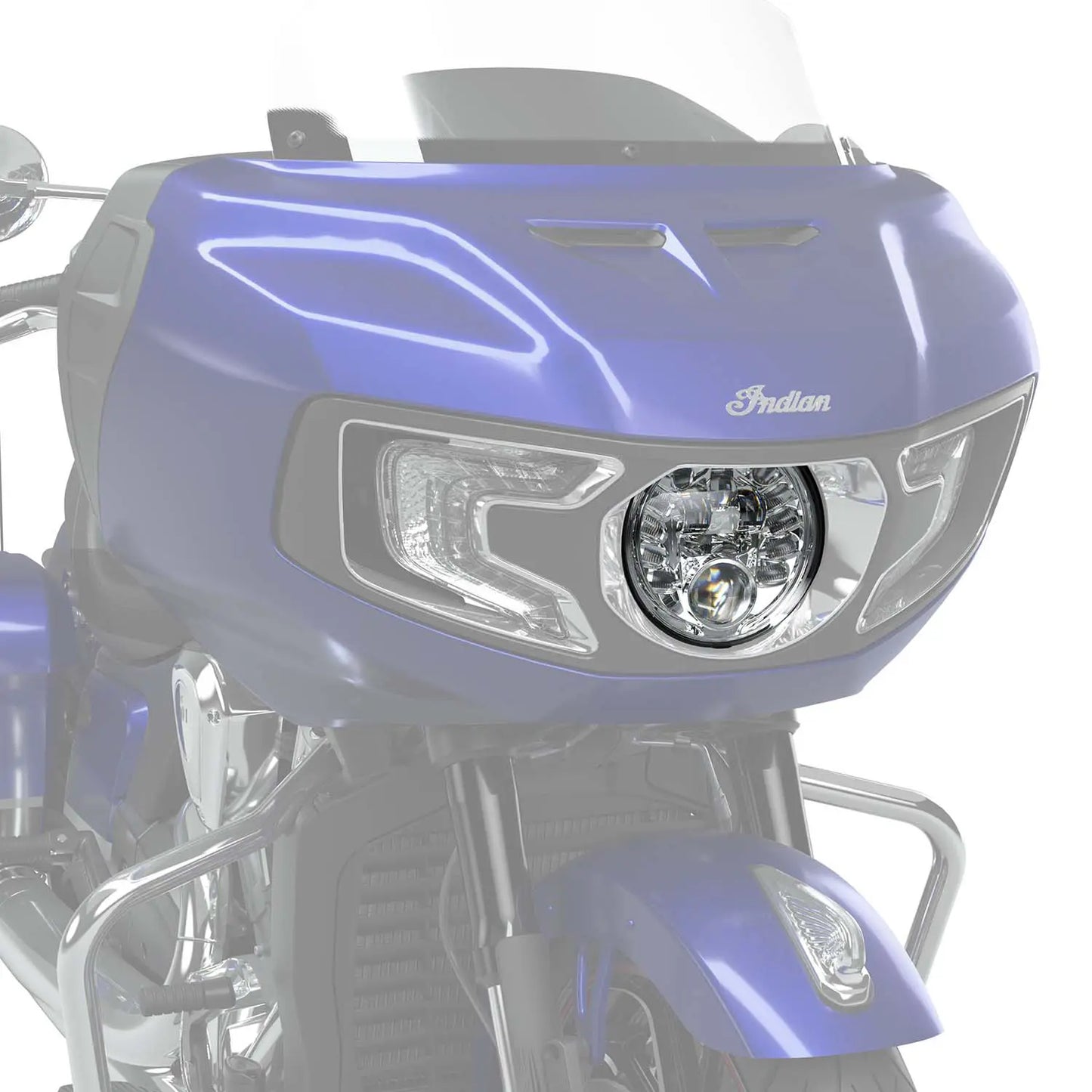 Indian Chrome Pathfinder Adaptive LED Headlight - 2889460-156