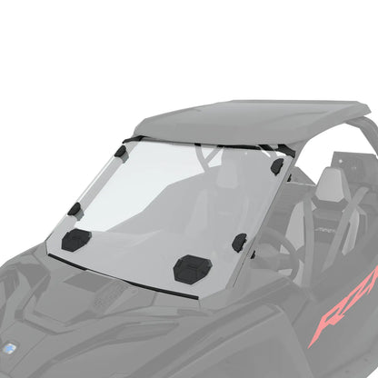 Polaris RZR Pro Lock & Ride Full Vented Windshield - Hard Coat Poly - 2890375