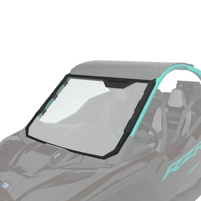 Polaris Pro R Full Windshield - Glass, 2-Seat - 2890379