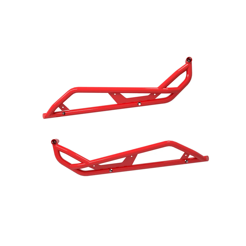 
                      
                        Polaris RZR Pro HD Extreme Kick-Out Rock Sliders, 2-Seat Black/Red
                      
                    