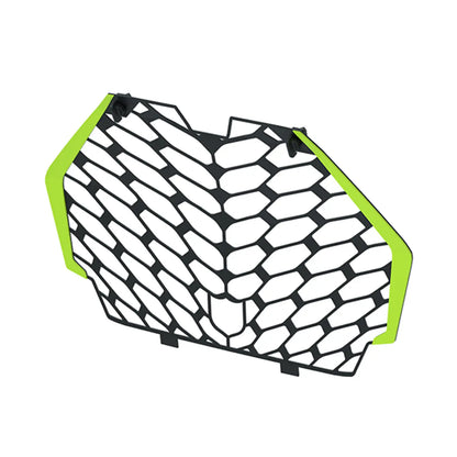 Polaris Pro Armor Aluminum Front Grille Red-Lime-Orange