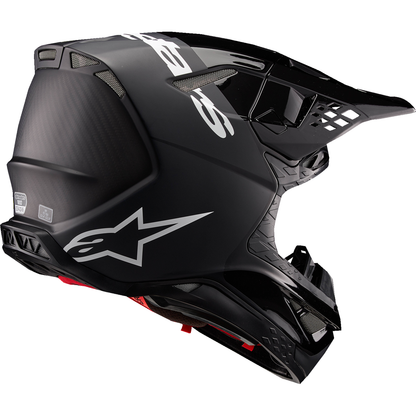 ALPINESTARS Supertech M10 Helmet - Flood - MIPS? - Black/Dark Gray - Medium 8301023-1310-M