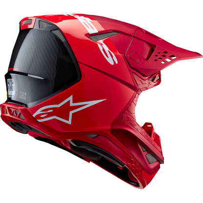 ALPINESTARS Supertech M10 Helmet - Flood - MIPS® - Red Fluo/Red - Small 8301023-3003-S