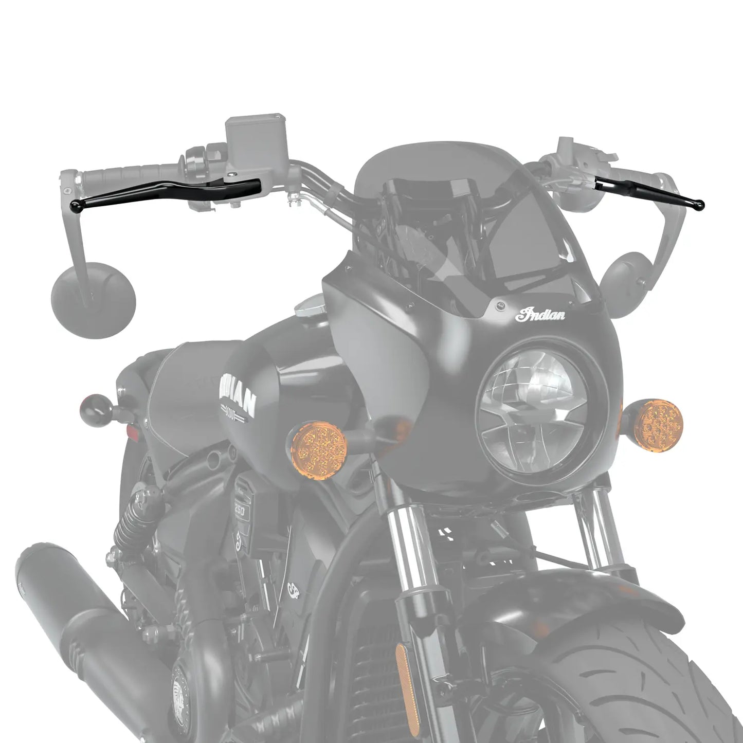 Indian Brake & Clutch Levers, Black - 2890541-1715
