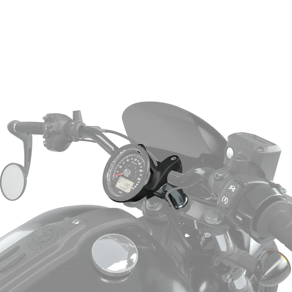 Indian 3.5 in. Moto Handlebar Risers, Black - 2890555-266