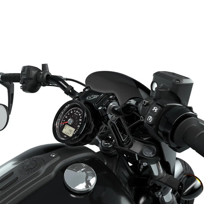 Indian 6 in. Moto Handlebar Risers, Black - 2890556-440