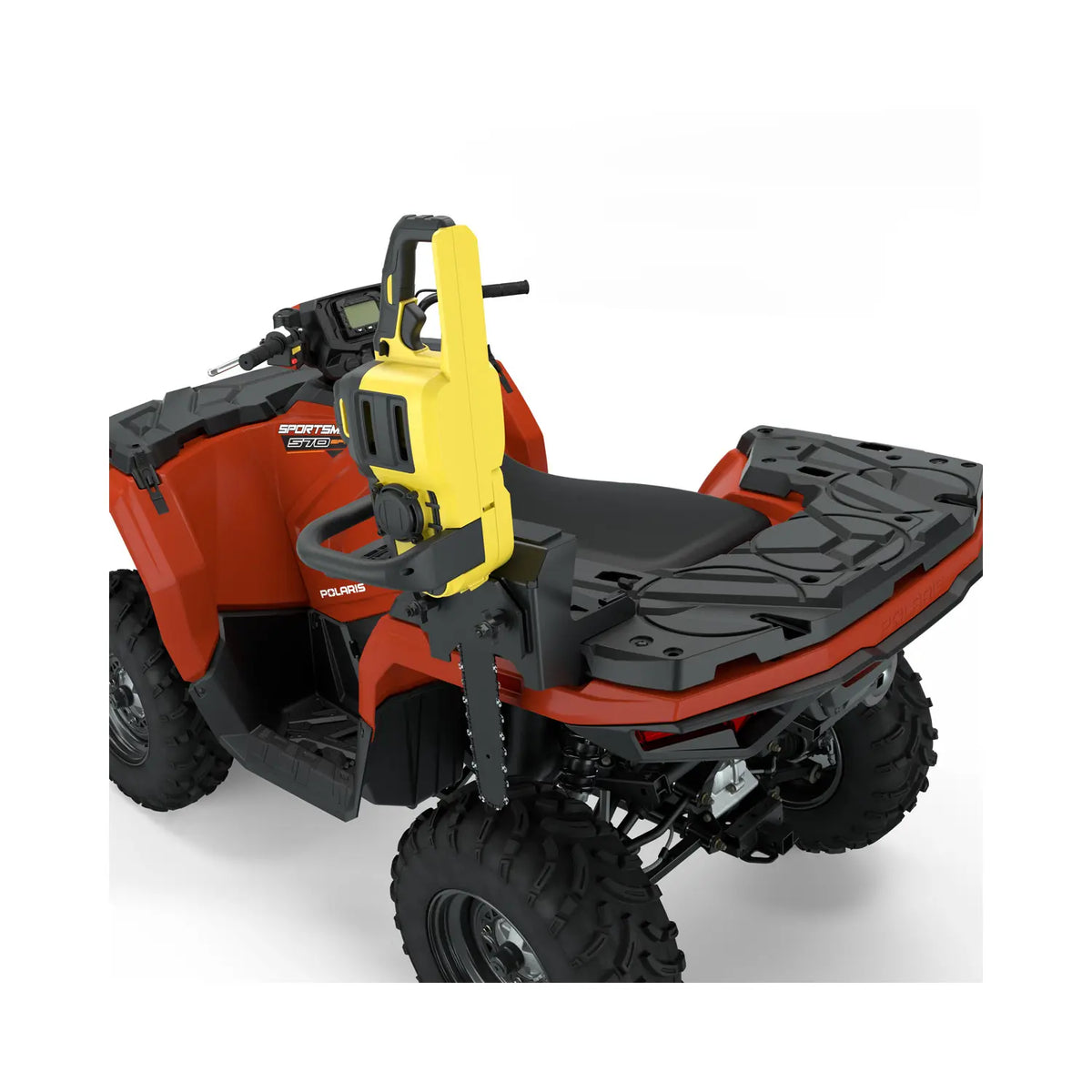 Atv Chainsaw Rack Electric Chainsaw Mount and Holder for Sportsman ATV 450 and 570 - 289 ...