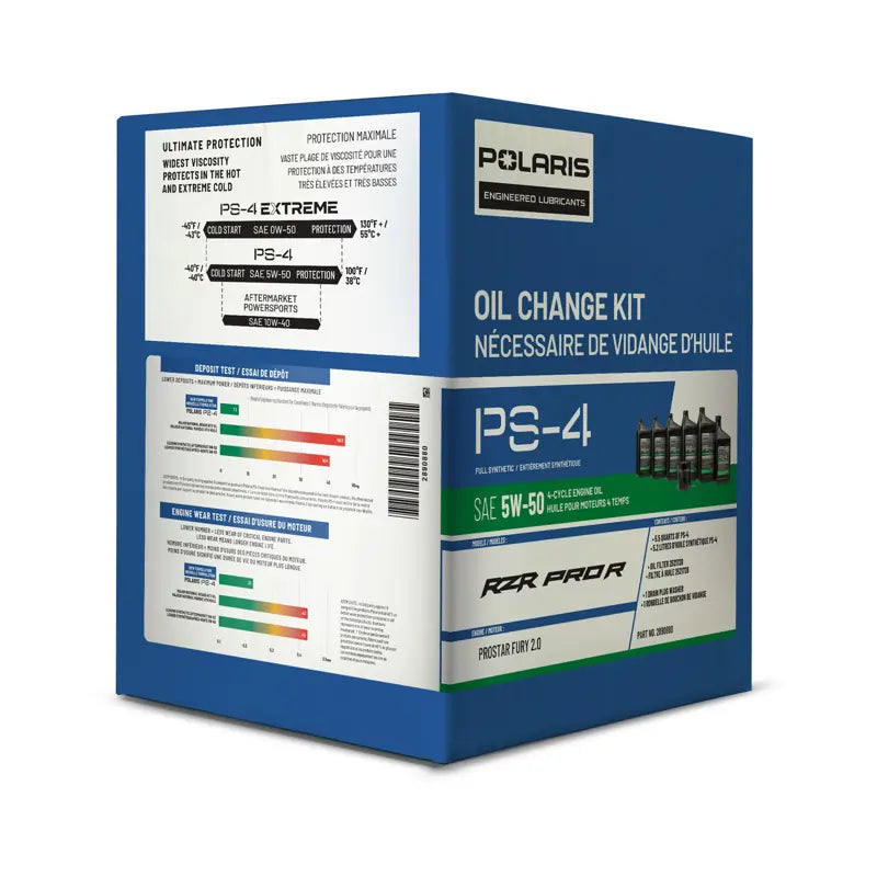 
                      
                        PS-4 Full Synthetic Oil Change Kit, Polaris RZR Pro R - 2890880
                      
                    