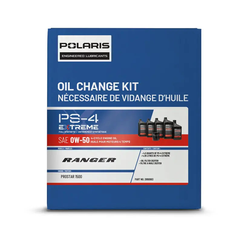 Extreme Full Synthetic Oil Change Kit, Polaris Ranger Prostar 1500- 2890883