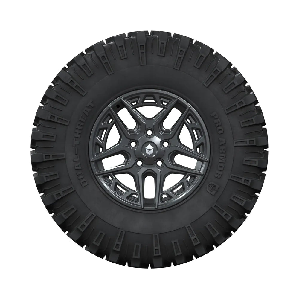 Pro Armor Wheel & Tire Set: Dual-Threat 32" × 10" R15 5306 Matte Black - 2890934