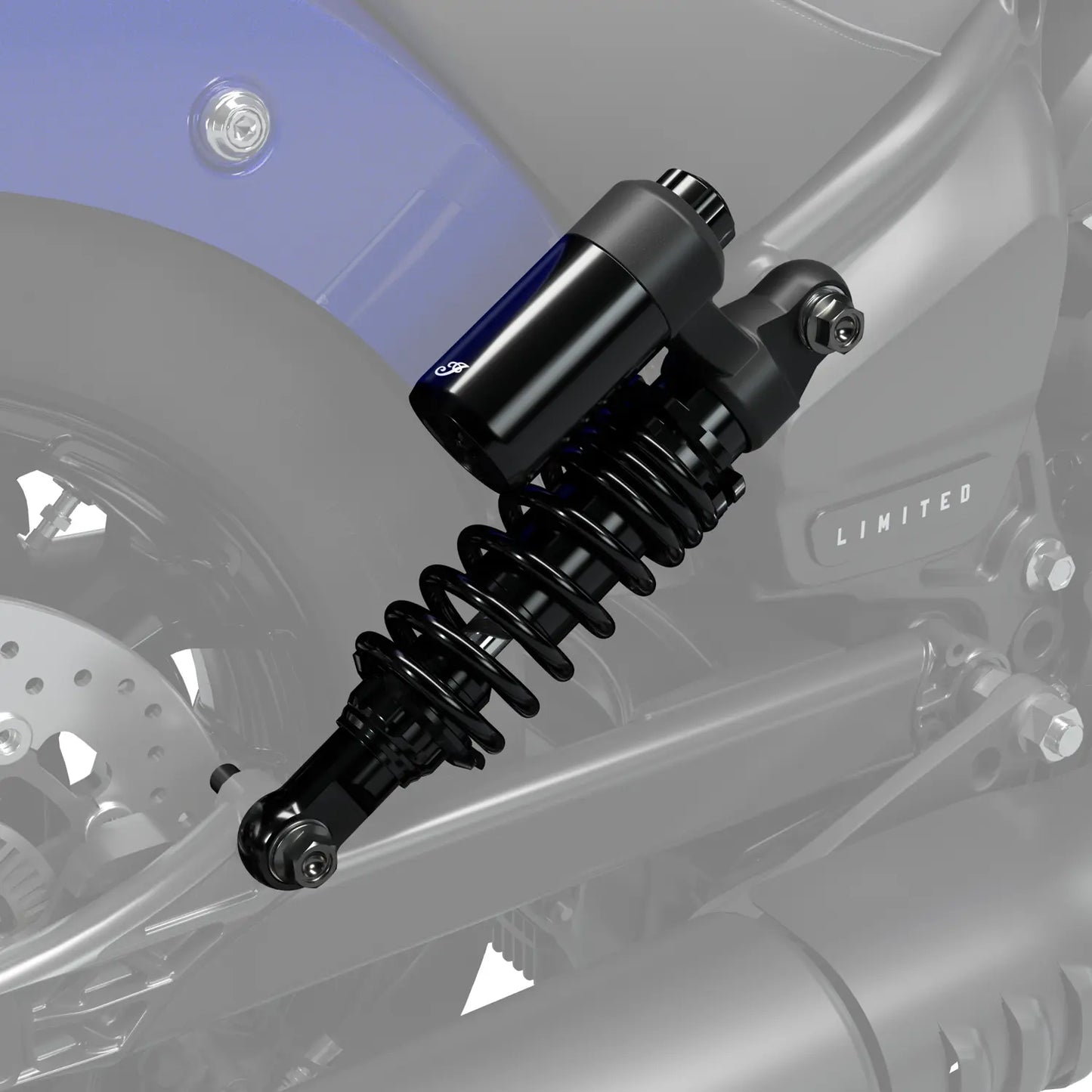 Indian Motorcycle Adjustable Piggyback Rear Shocks - 2891039