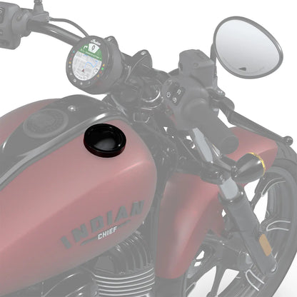 Indian Motorcycle Black Fuel Cap - 2891209