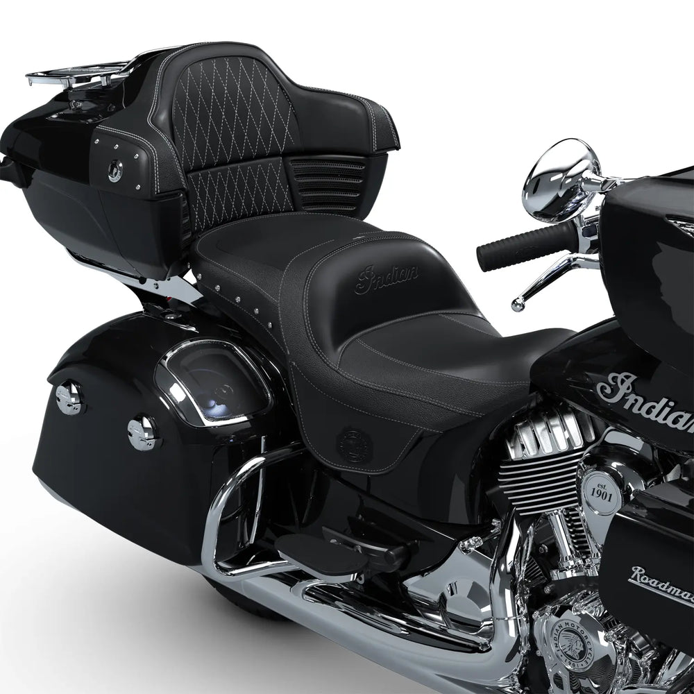 
                      
                        Indian ClimaCommand Classic Seat, RIDE COMMAND Enabled, Black - 2891393-VBB
                      
                    