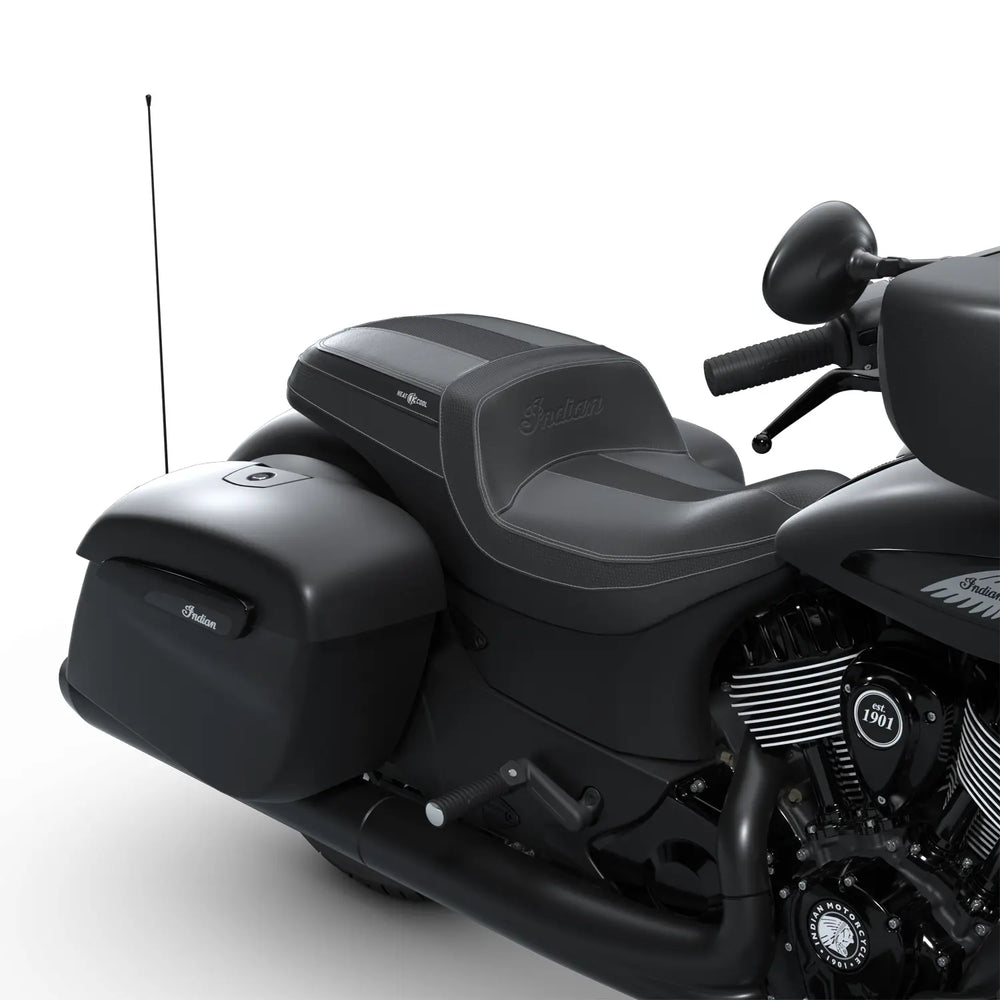 
                      
                        Indian ClimaCommand Syndicate Seat, RIDE COMMAND Enabled, Black - 2891394-VBA
                      
                    