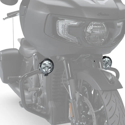 Indian Pathfinder S LED Driving Lights Mount, Chrome - 2891521