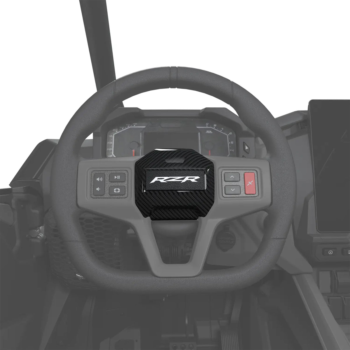 Polairs RZR Pro R/S Carbon Fiber Steering Wheel Center Cap 2891533