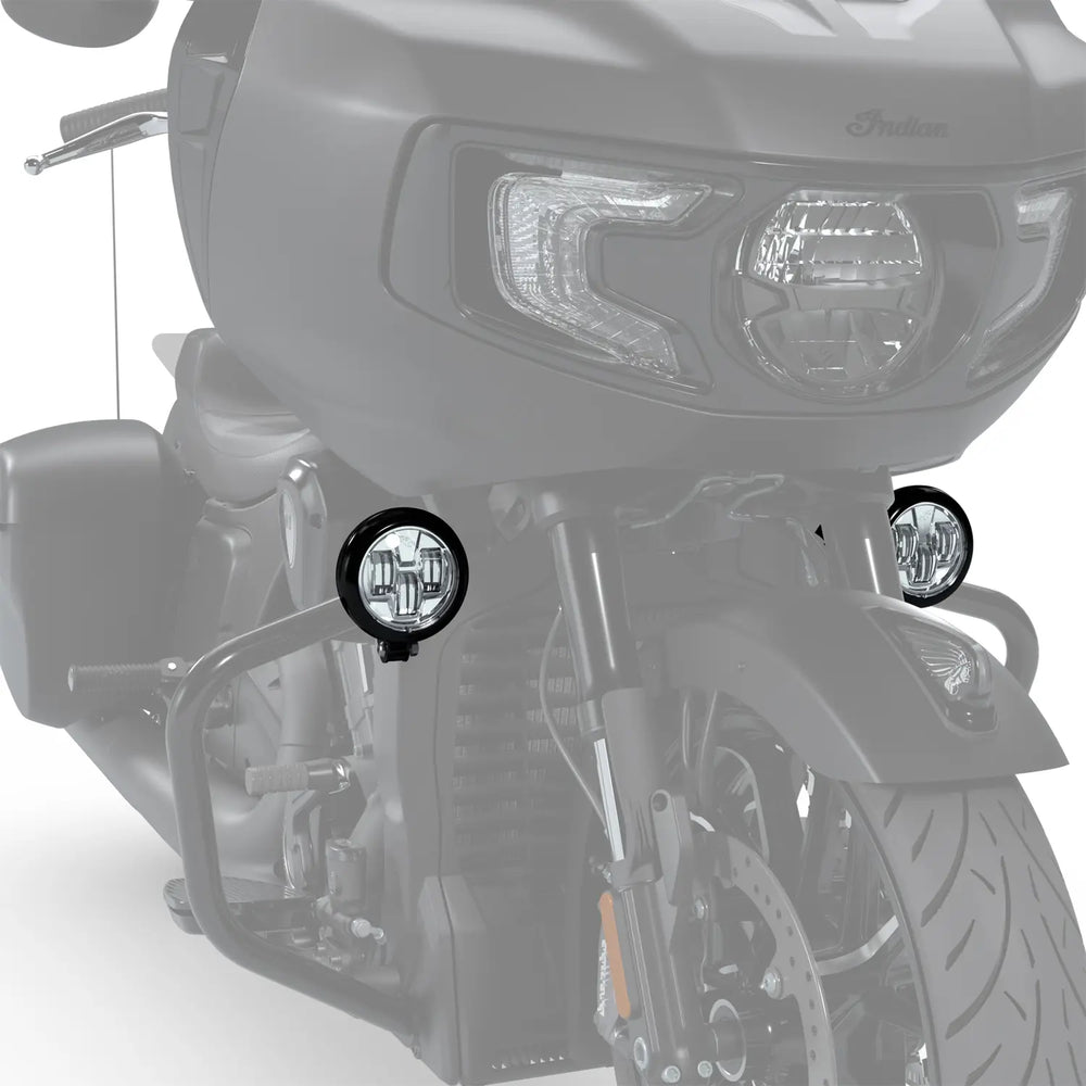 Indian Pathfinder S LED Driving Lights Mount, Black - 2891544