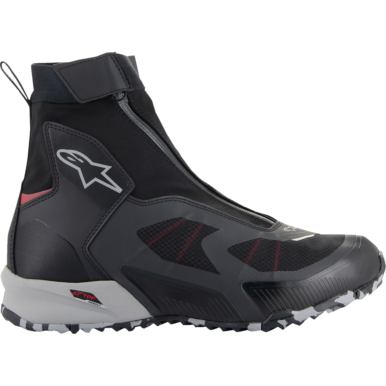ALPINESTARS CR-8 Gore-Tex? Shoes - Black/Grey/Red - US 11 / EU 44 2338224122211