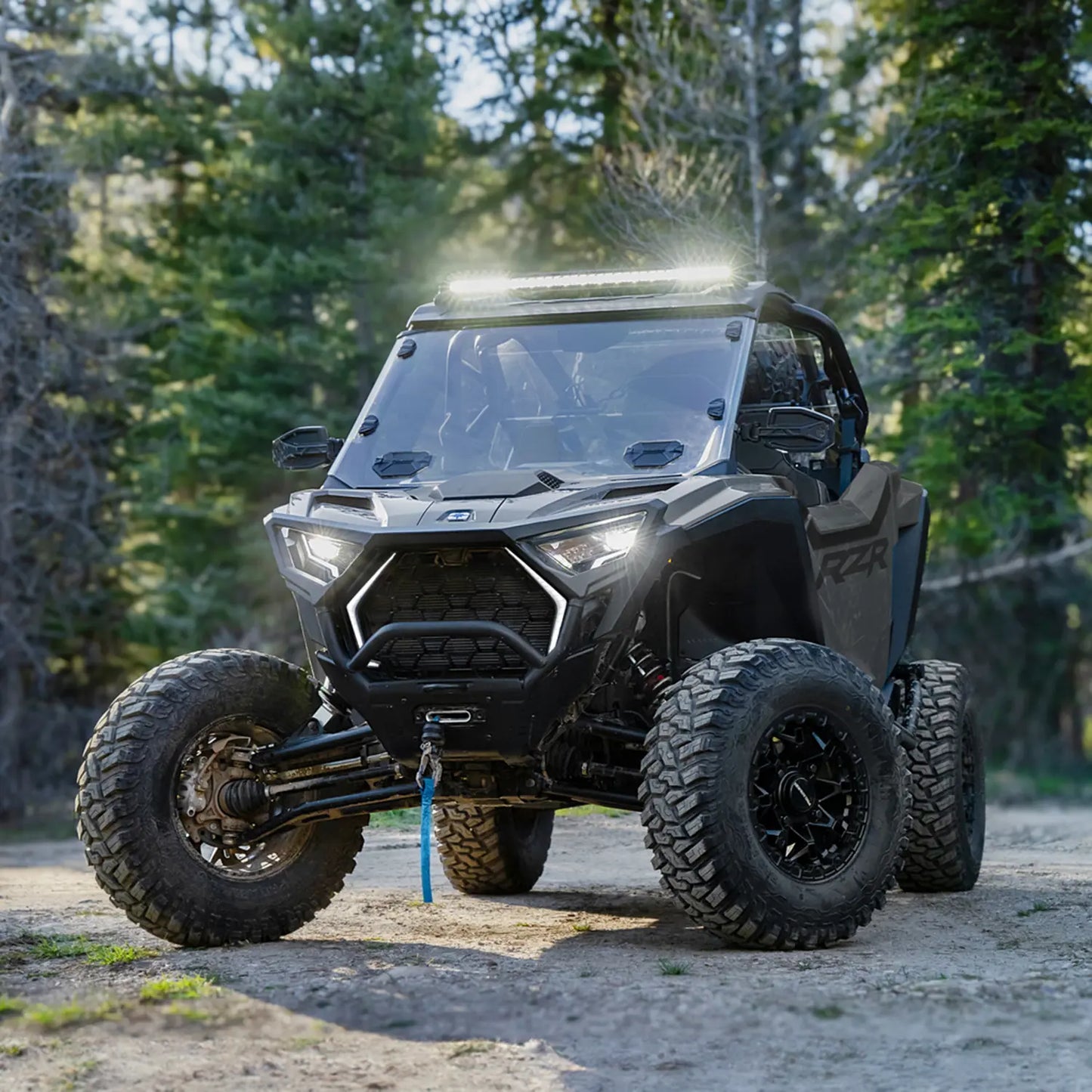 Polaris Pro Series 4,500 LB Winch Kit with Synthetic Rope for RZR SxS 2891659