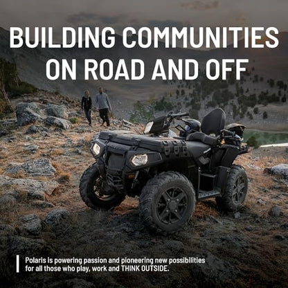 Polaris ATV Glacier Plow Mount for Specific Sportsman 570, Touring 570, X2 570, 450, 450 HO, 6x6, ETX Models and More, Lock & Ride Technology, Attaches Plow Blade to Frame, ATV Implements - 2881424