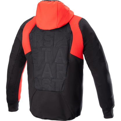ALPINESTARS MSE Hybrid Hooded Jacket - Black/Red - Medium 4201824-1463-M