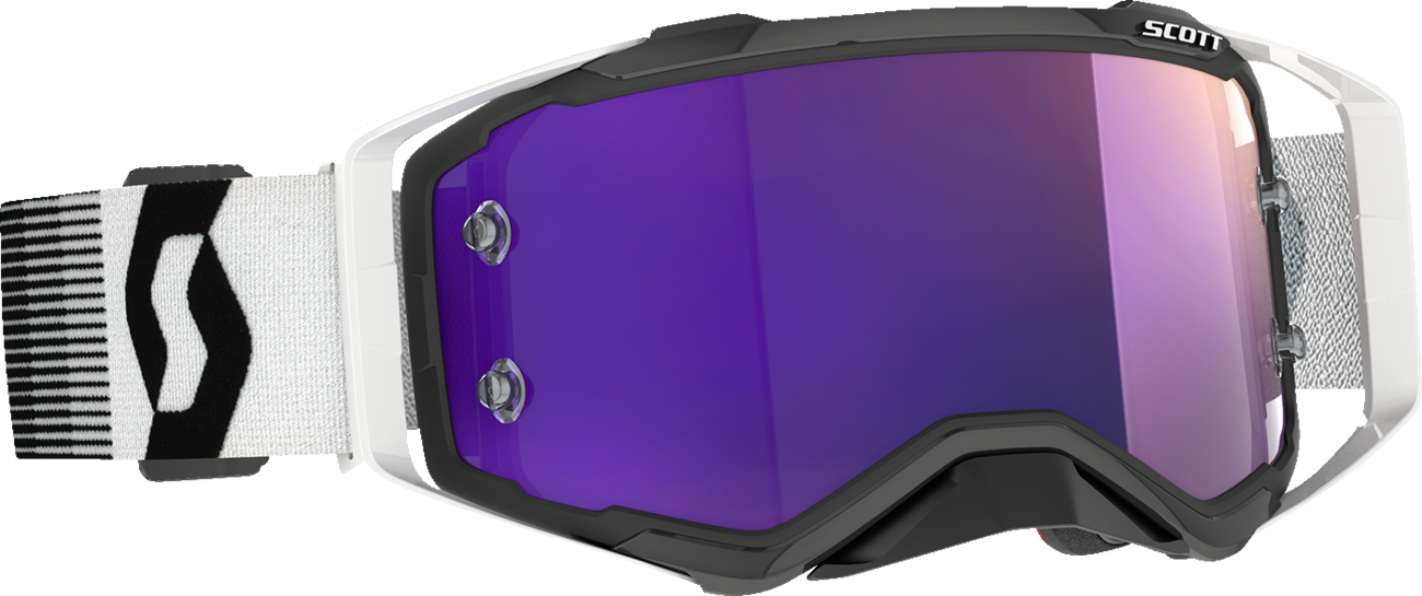 SCOTT Prospect Goggle - Premium Black/White - Purple Chrome Works Lens 272821-7702281