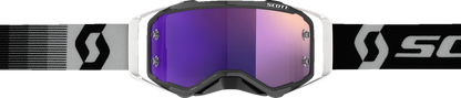 SCOTT Prospect Goggle - Premium Black/White - Purple Chrome Works Lens 272821-7702281