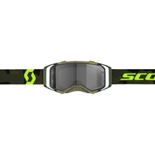 SCOTT Prospect Goggle - Khaki Green/Neon Yellow - Light Sensitive - Gray Works Lens 272820-7701327