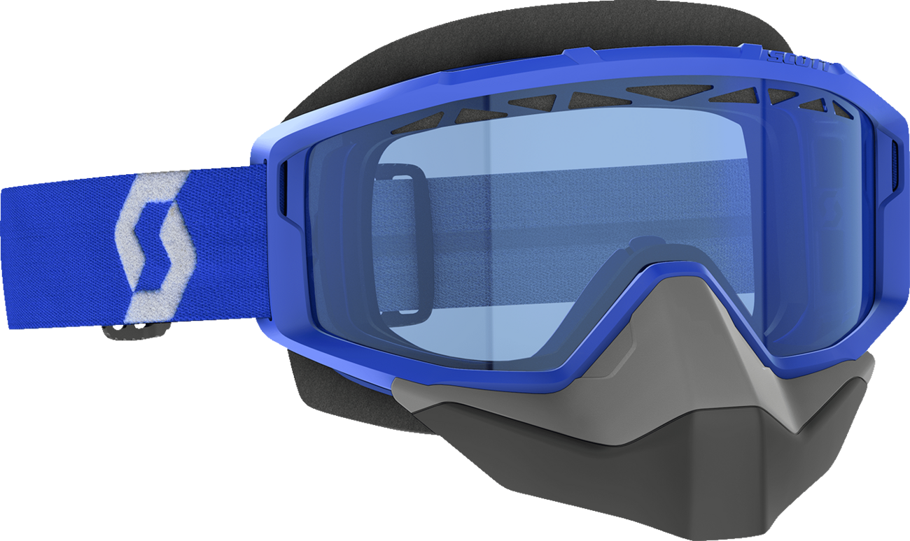 SCOTT Primal Snow Cross Goggle - Blue/White - Dual Pane - Blue Lens 278606-1006107