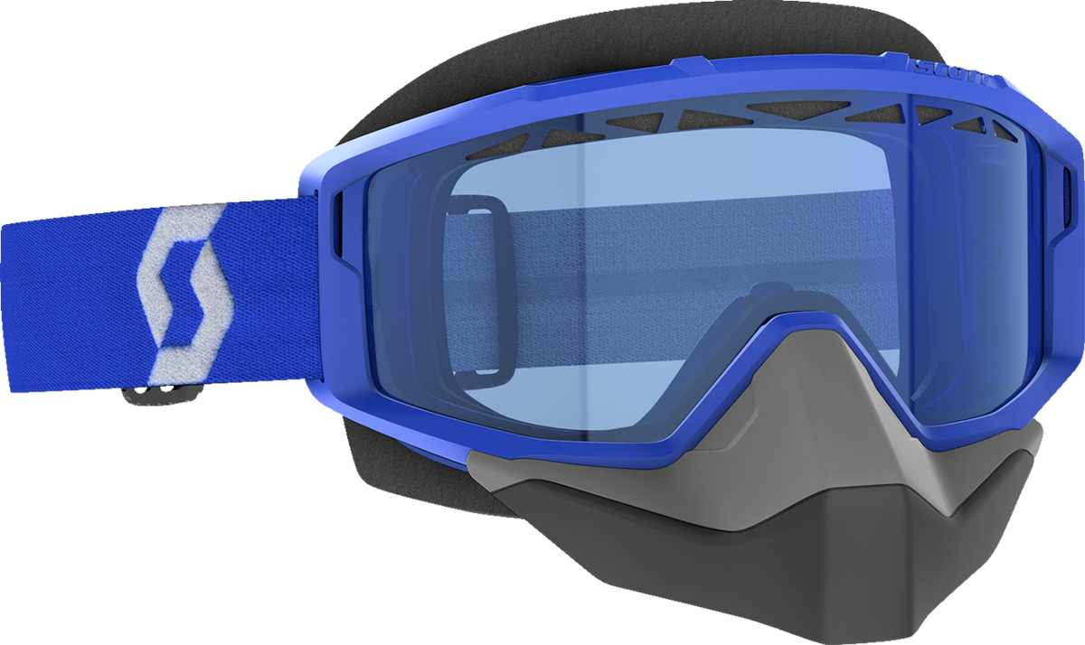 SCOTT Primal Snow Cross Goggle - Blue/White - Dual Pane - Blue Lens 278606-1006107