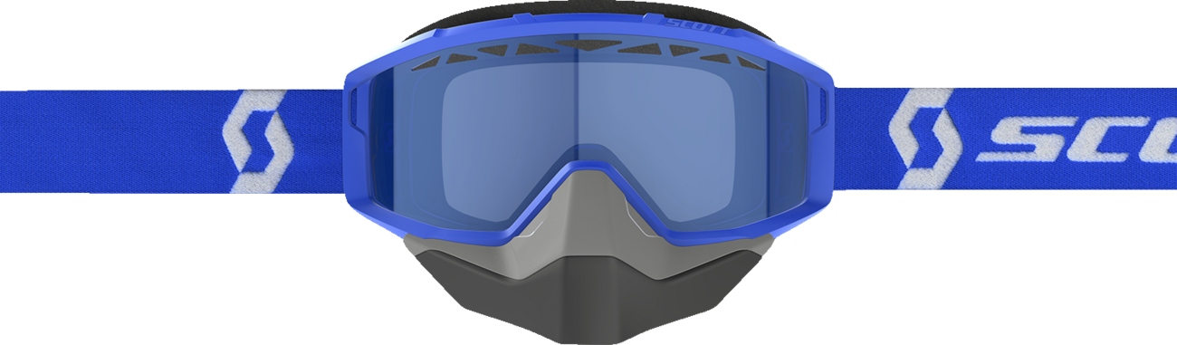 SCOTT Primal Snow Cross Goggle - Blue/White - Dual Pane - Blue Lens 278606-1006107