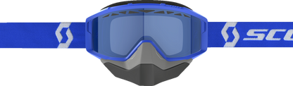 SCOTT Primal Snow Cross Goggle - Blue/White - Dual Pane - Blue Lens 278606-1006107